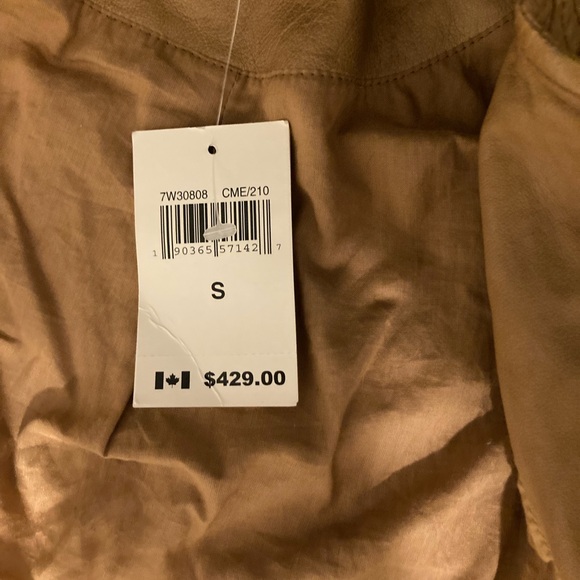 Lucky brand beige leather jacket - Picture 8 of 8